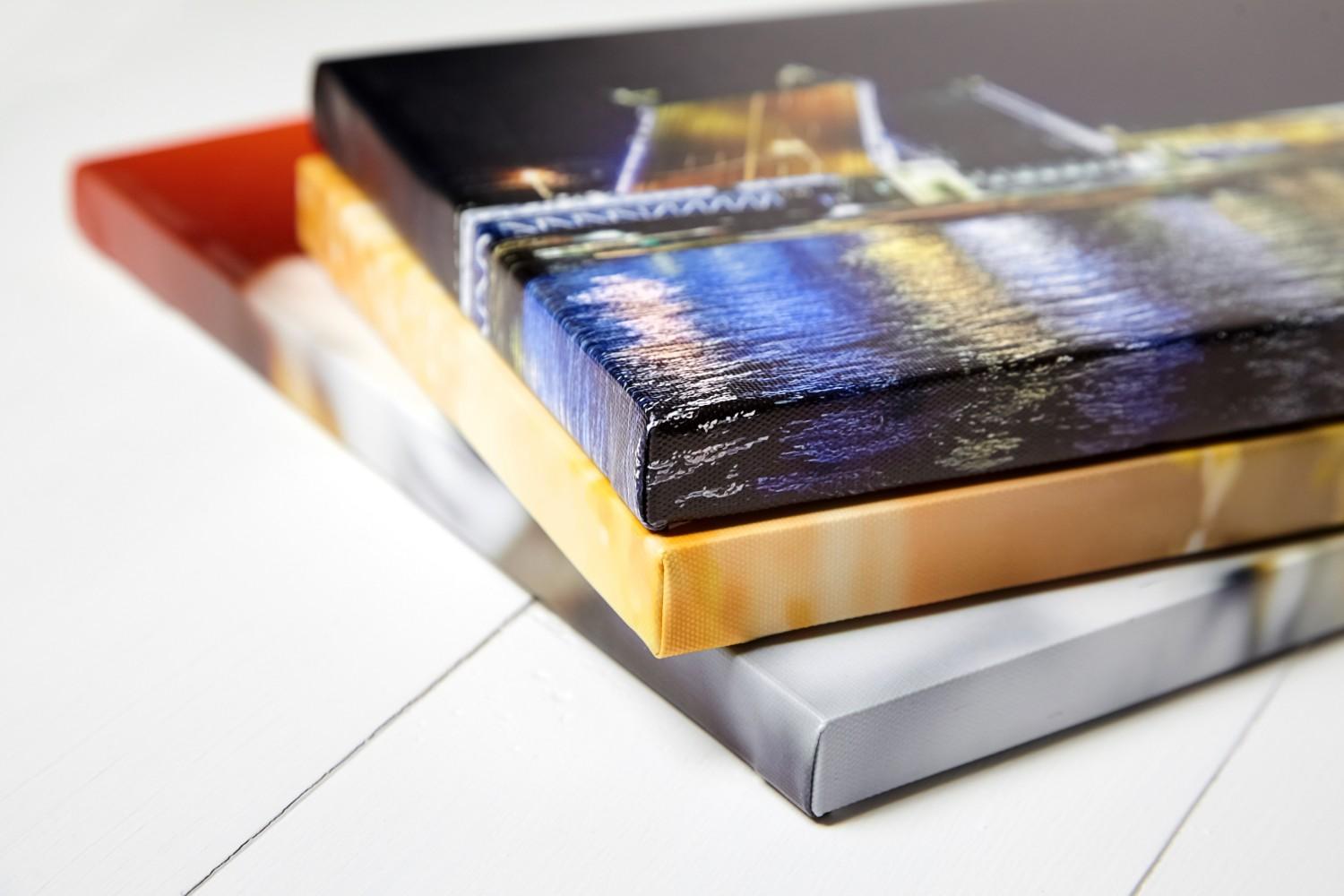 Canvas Printing with Frame vs Rolled Canvas