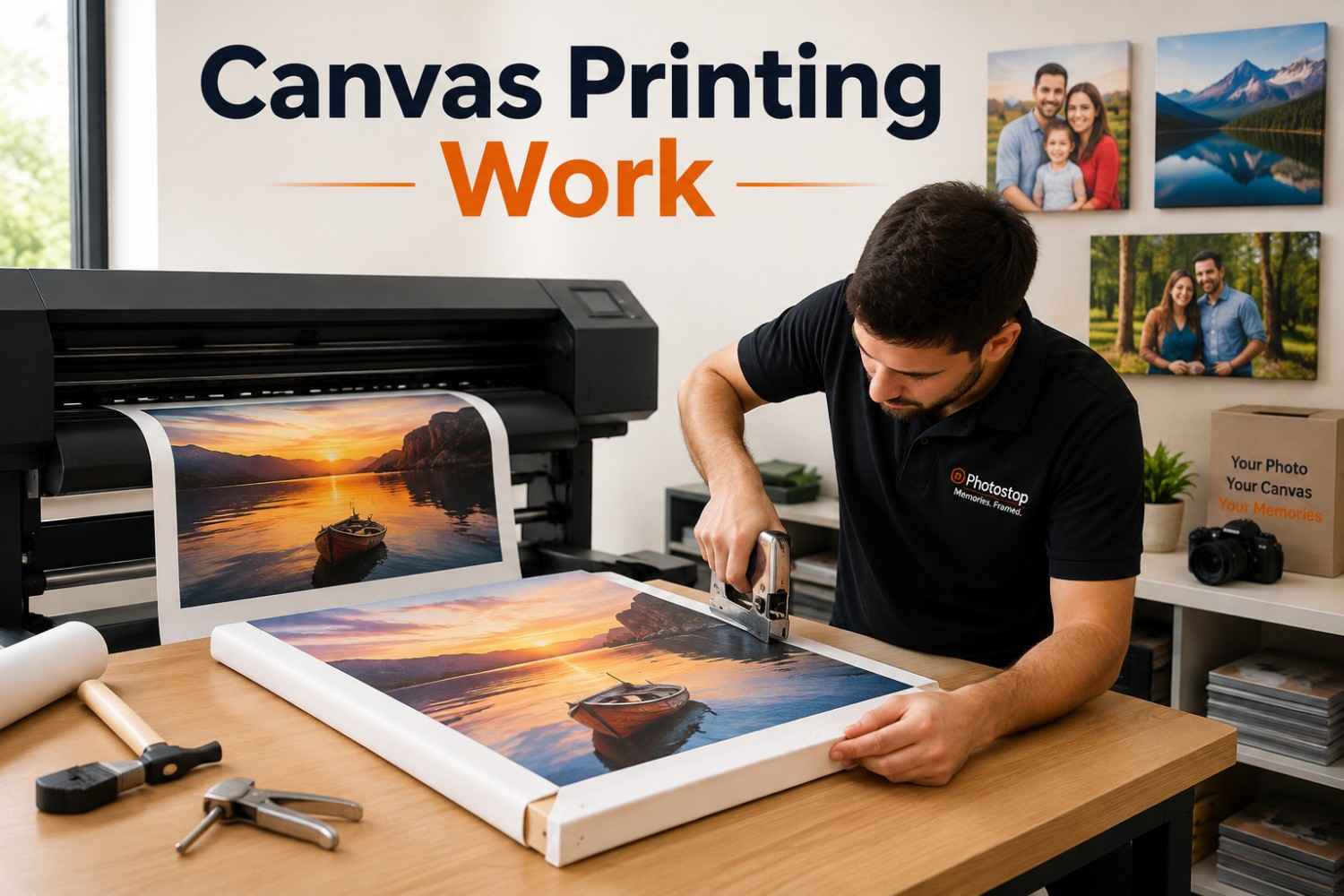 Canvas Printing Work