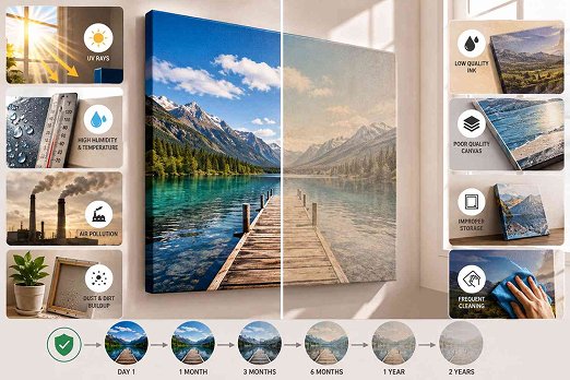 Why Is My Canvas Gallery Wrap Fading So Fast?